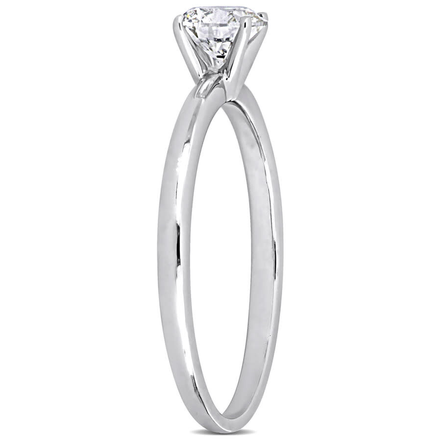Created Forever 1/2ct Tdw Lab-created Diamond Solitaire Engagement Ring In 14k White Gold In White