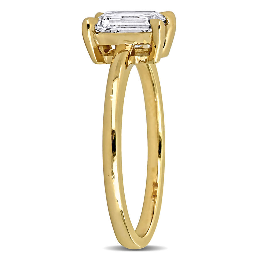 Created Forever 1ct Tw Emerald-cut Lab Grown Diamond Solitaire Engagement Ring In 14k Yellow Gold In Yellow