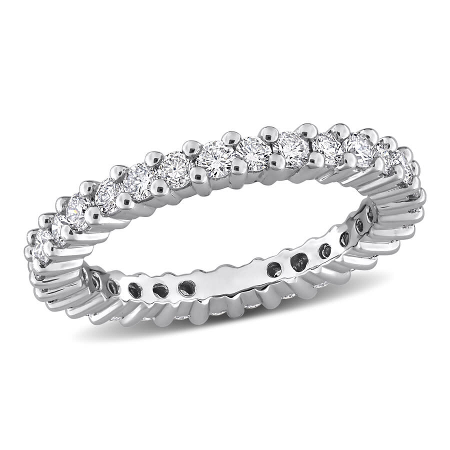 Created Forever 1ct Tw Lab Grown Diamond Eternity Ring 14k White Gold - Size: 6 In White