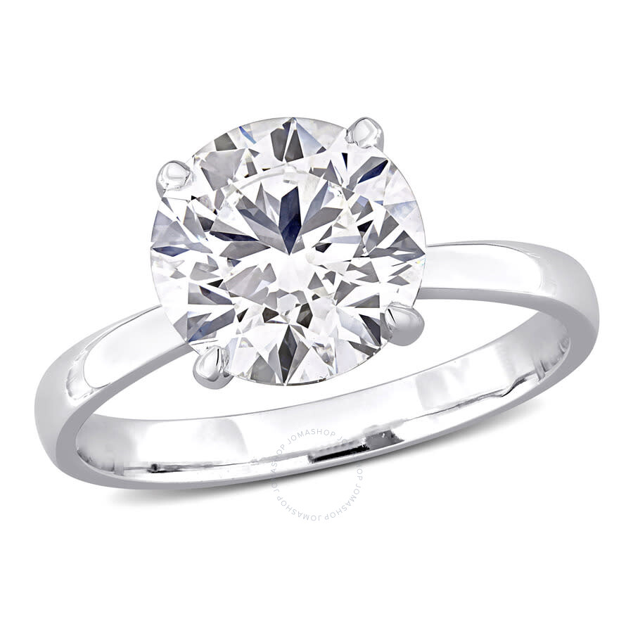 Created Forever 2 1/10ct Tw Lab-grown Diamond Solitaire Engagement Ring In 14k White Gold In White