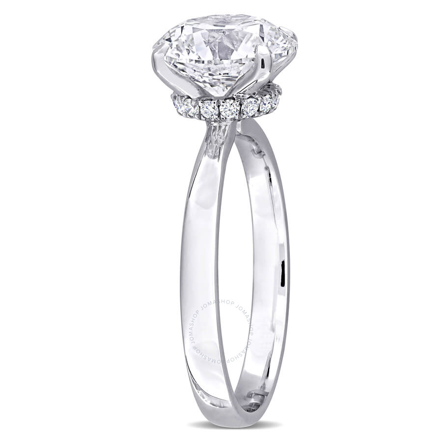 Created Forever 2 1/10ct Tw Lab-grown Diamond Solitaire Engagement Ring In 14k White Gold In White