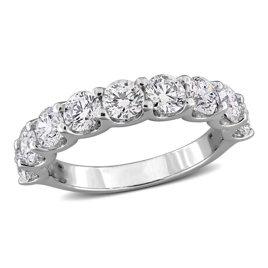 Created Forever 2 1/4ct Tw Diamond Anniversary Band In Sterling Silver In Silver