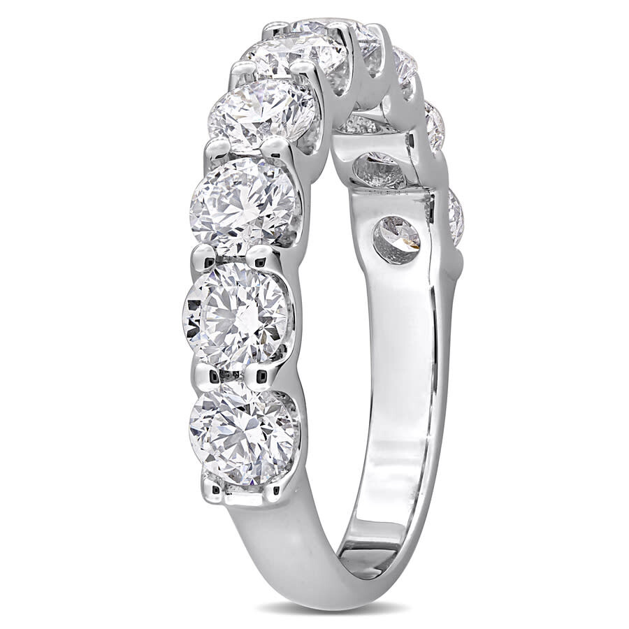 Created Forever 2 1/4ct Tw Diamond Anniversary Band In Sterling Silver In Silver