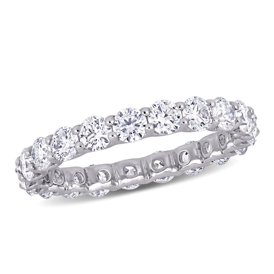 Created Forever 2 1/5 Ct Tw Lab Created Diamond Eternity Band In 14k White Gold In White
