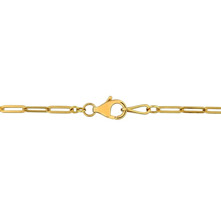Created Forever 2 5/8ct Tw Lab-grown Diamond Tennis Oval Link Chain Necklace In 14k Two-tone Gold - In Two Tone