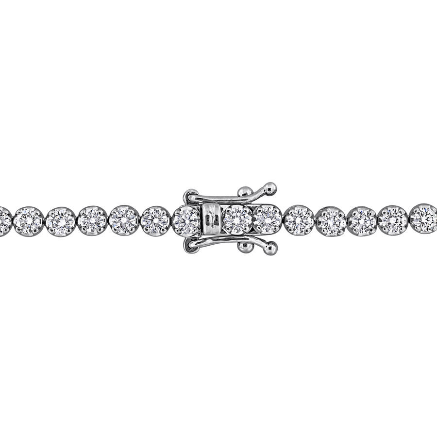 Created Forever 3 1/10 Ct Tw Lab-grown Diamond Tennis Bracelet In 14k White Gold In White