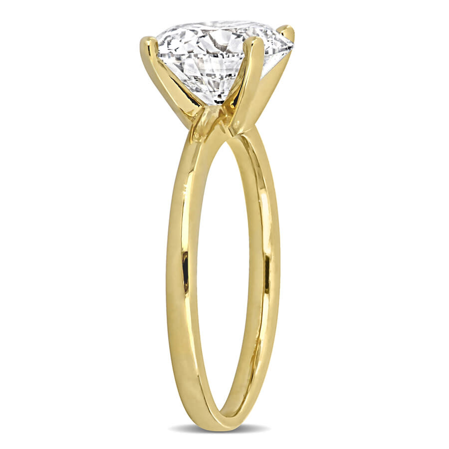 Created Forever 3ct Tw Lab Grown Diamond Solitaire Engagement Ring In 14k Yellow Gold In Yellow
