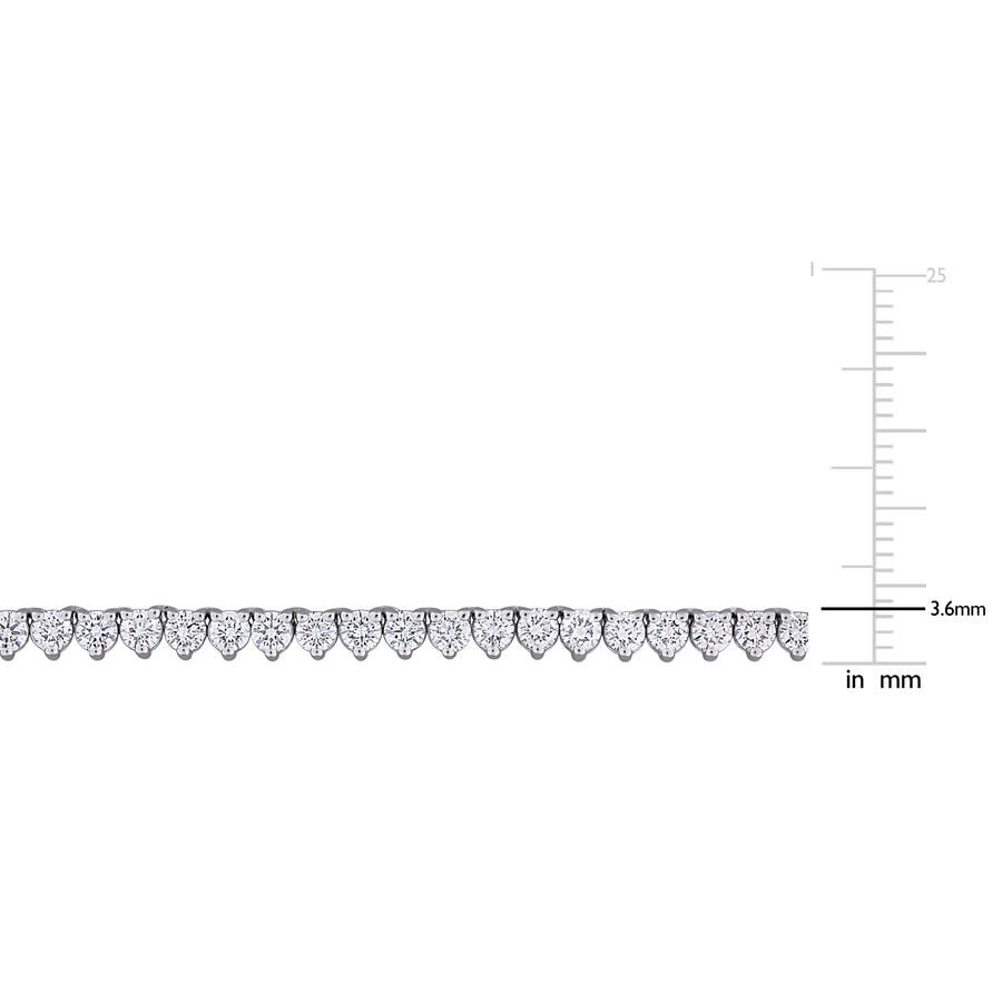 CREATED FOREVER CREATED FOREVER 5CT TW LAB-GROWN DIAMOND SEMI-TENNIS NECKLACE IN 14K WHITE GOLD - 17 IN