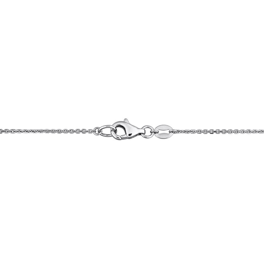 Created Forever 7/8ct Tw Lab Grown Diamond Necklace In 14k White Gold In Metallic