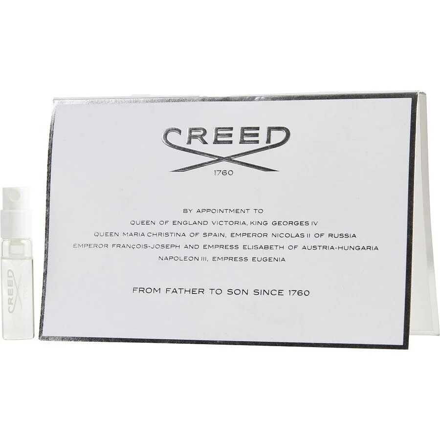 Creed Unisex Silver Mountain Water Edp 0.05 oz Fragrances In Black / Green / Silver