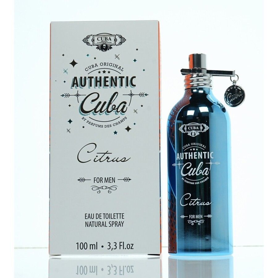 Shop Cuba Men's Authentic Citrus Edt Spray 3.3 oz Fragrances 5425039222820