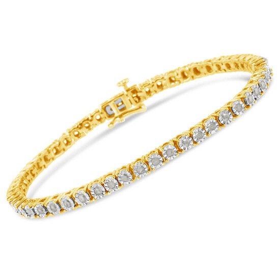 Haus Of Brilliance 10K Yellow Gold Plated Sterling Silver