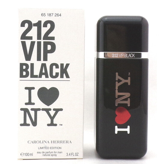 212 Vip Black Men Carolina Herrera EDP Spray Limited Edition Tester  oz (M) 8411061056639