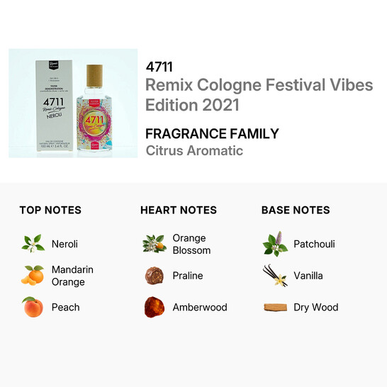 4711 Ladies Remix Cologne Festival Vibes Edition 2021 EDC Spray