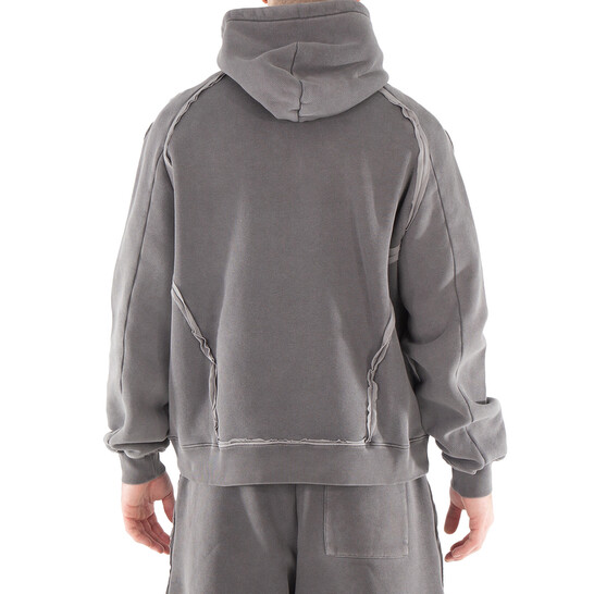 A Cold Wall Men's Black Facade Cotton Hoodie, Size Medium