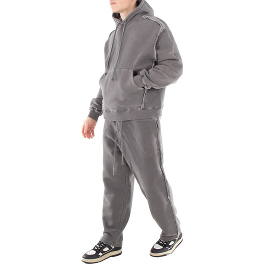 A Cold Wall Men's Black Facade Cotton Hoodie, Size Medium