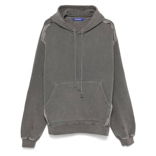 A Cold Wall Men's Black Facade Cotton Hoodie, Size Medium A Cold Wall Men's Black Facade Cotton Hoodie, Size Medium