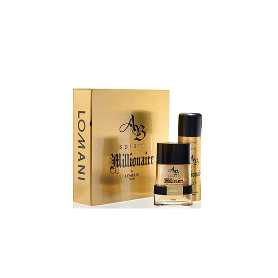 Lomani AB Spirit Millionaire by Lomani 2 Piece Gift Set For Men