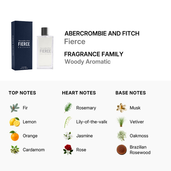 Abercrombie And Fitch Men's Fierce EDC Spray 6.7 oz Fragrances 0