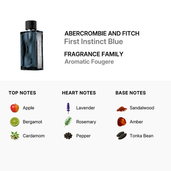 Abercrombie And Fitch Abercrombie Men's First Instinct Blue EDT