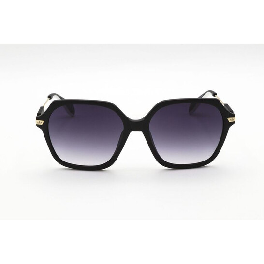 Adidas Ladies Black Geometric Sunglasses OR0082-02B-1 889214372772