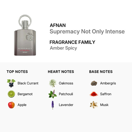 Afnan Men's Supremacy Not Only Intense ExDP 5.0 oz Fragrances