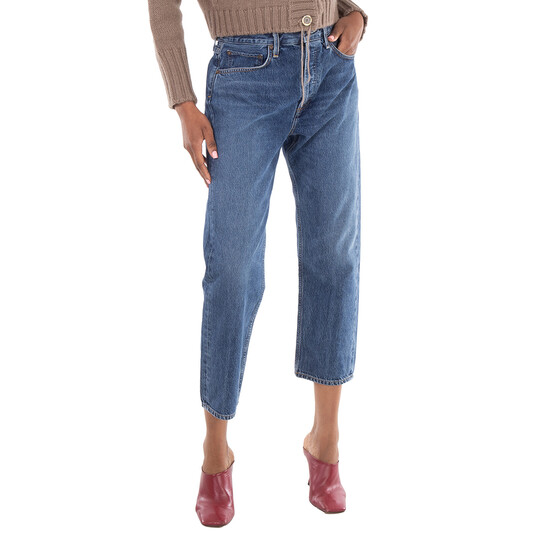 Agolde Ladies Blue Parker Jeans, Waist Size 24