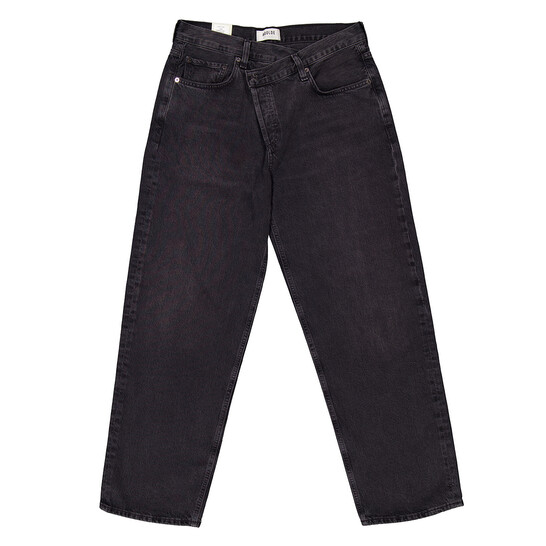 Agolde Ladies Shambles Criss Cross Straight Leg Jeans, Waist