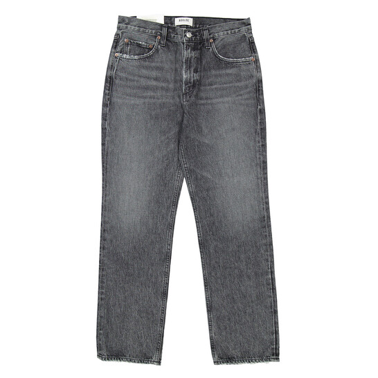 Agolde Ladies Spirit (Vint Grey) Valen Mid-Rise Jeans, Waist
