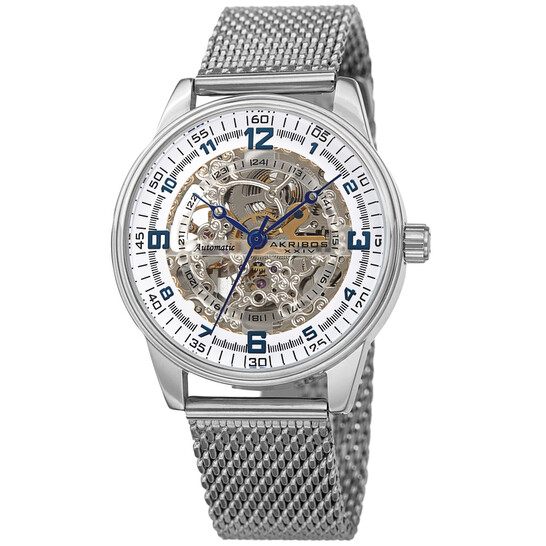 Strap Akribos Xxiv Ak1050 Women's Diamond Swarovski Crystal