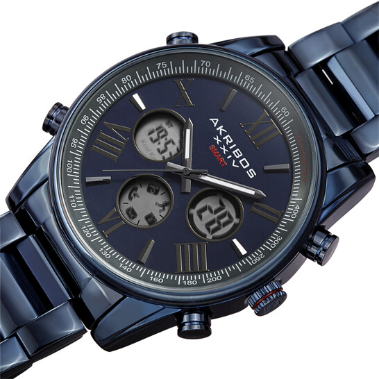 AKRIBOS XXIV | Two-Tone Wristwatch | 39mm Akribos XXIV Stainless Steel Multifunction Quartz W/ Box and  main image 4