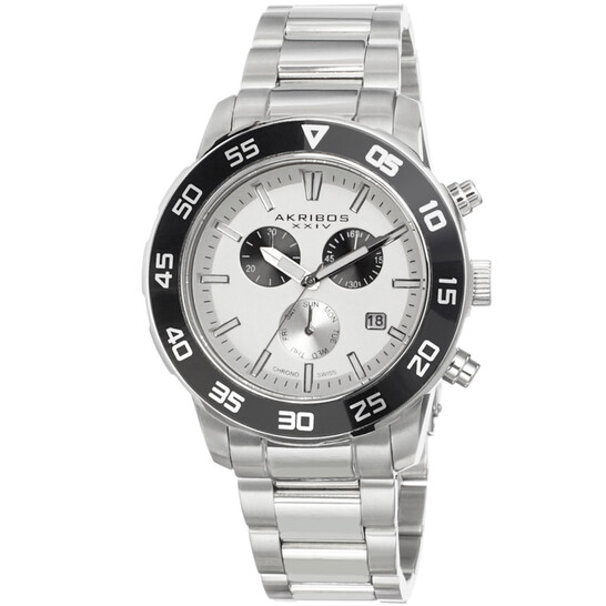 Akribos XXIV White Matte Men's Watch AK669SSW Akribos XXIV White Matte Men's Watch AK669SSW - 546x546