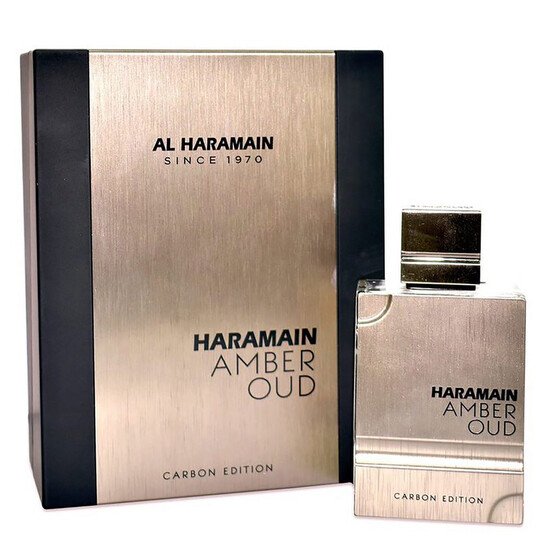 Al Haramain Men's Amber Oud Carbon EDP Spray 6.7 oz