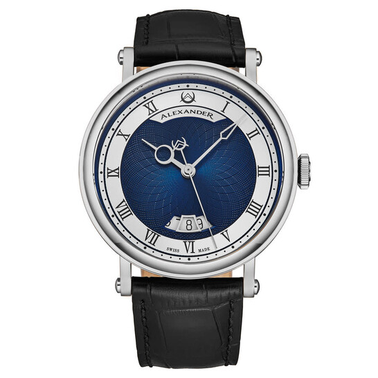 Alexander Alexander Automatic Blue Dial Men's Watch A153-02