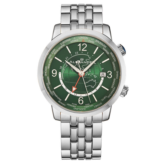 Alexander Alexander 2 Quartz Green Dial Men's Watch A171B-04