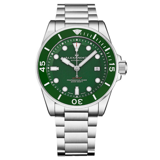 Alexander Alexander 2 Automatic Green Dial Men's Watch A520-04