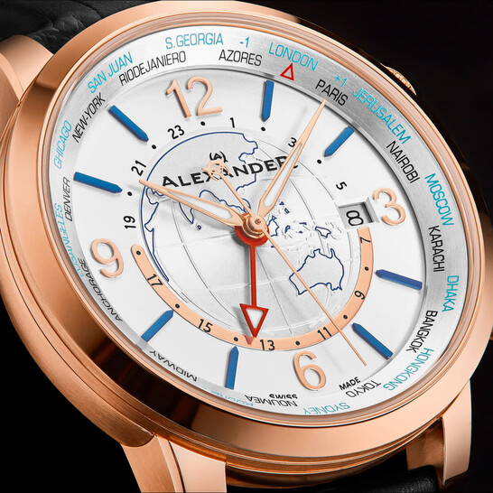 Alexander Alexander 2 Quartz Silver Dial Men's Watch A171A-02