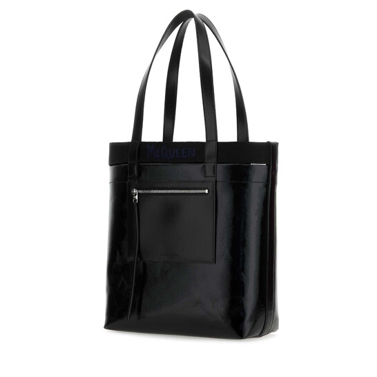 Alexander Mcqueen Canvas Shopping Bag - 546x546 Image #2