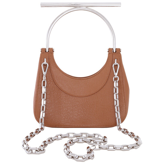 クラッチバッグ ALEXANDER MCQUEEN T-Bar Mini 803525 1VDBB Alexander Mcqueen Red/Silver Ladies Mini T-bar Bag 803525