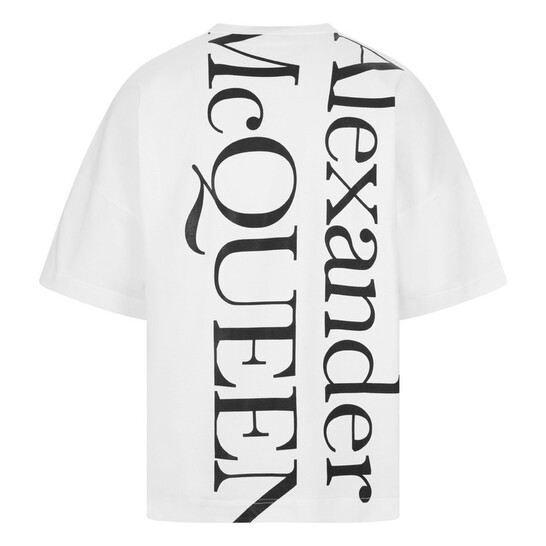 Alexander Mcqueen Exploded Logo T-shirt, Size Medium 759390 QTABR
