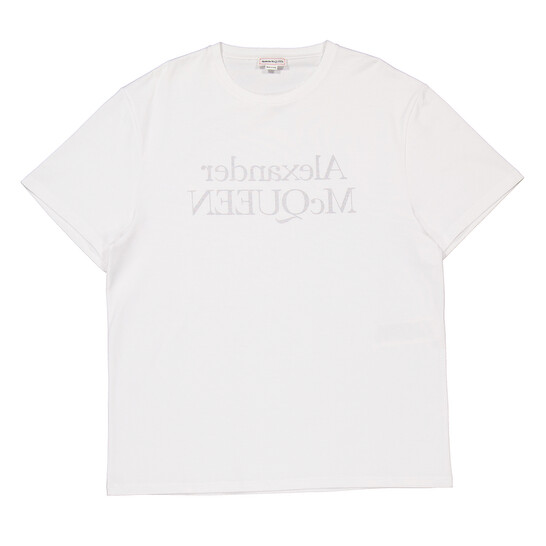 Alexander Mcqueen Men's White / Silver Reflective Reverse