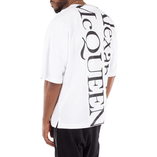 Tシャツ・カットソー ALEXANDER MCQUEEN Men T Shirts 828420QTADD 0909 White Men's McQueen-T-Shirt in White | Alexander McQueen US