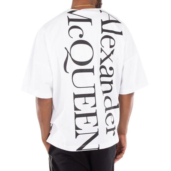 Alexander Mcqueen Exploded Logo T-shirt, Size Medium 759390