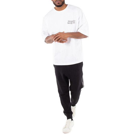 Alexander Mcqueen Exploded Logo T-shirt, Size Medium 759390