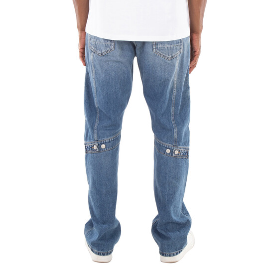 Alexander Mcqueen Mid-Rise Straight-Leg Jeans, Brand Size 50