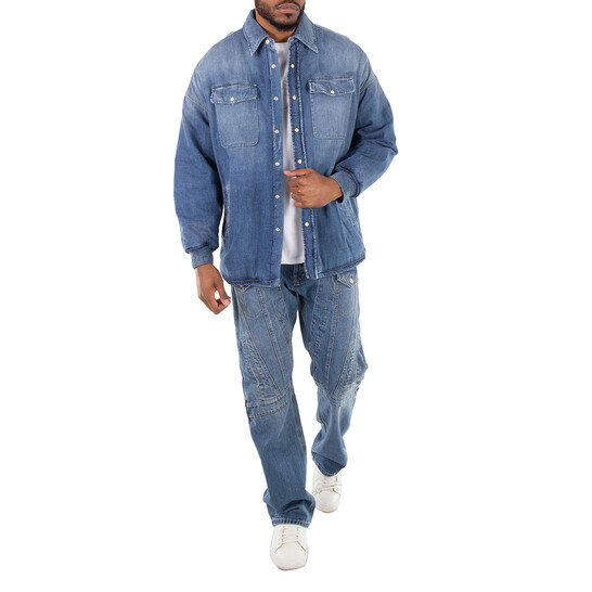 Alexander Mcqueen Mid-Rise Straight-Leg Jeans, Brand Size 50