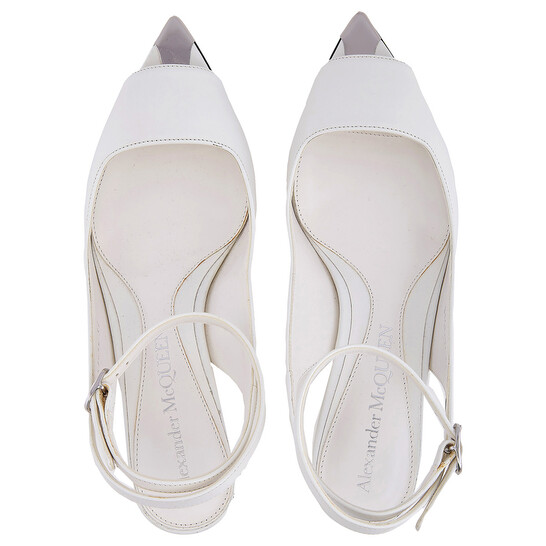 【関税込み】alexander mcqueen Punk sandals Alexander McQueen 90mm Punk ankle-strap Sandals | Black
