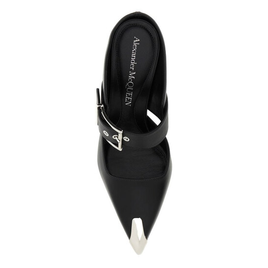 【関税込み】alexander mcqueen 'Punk’ sandals Punk Sandals - Alexander Mcqueen - Leather - Black/Silver