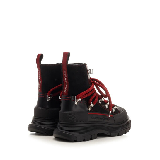 Alexander Mcqueen Tread Slick Hiker Ankle Boots, Brand Size