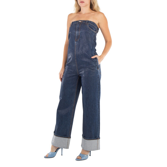 Alexander Wang Strapless Denim Jumpsuit, Brand Size 2